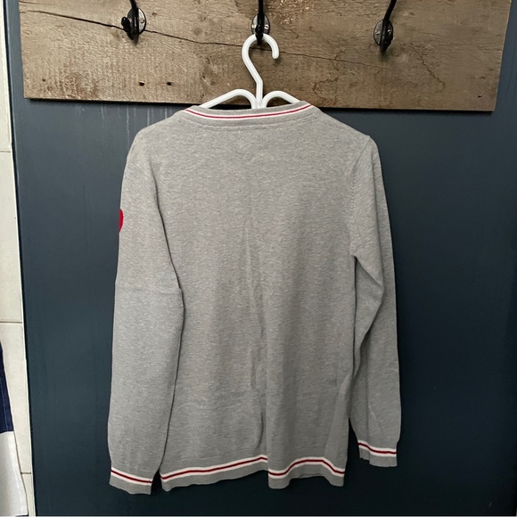 BNWT Ellen Cardigan with cute dog patch and hearts. Great for a preppy look! - Picture 2 of 3